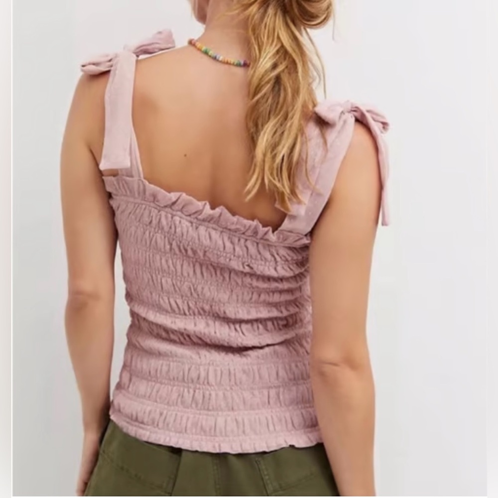 Anthropologie Tie Strap Top